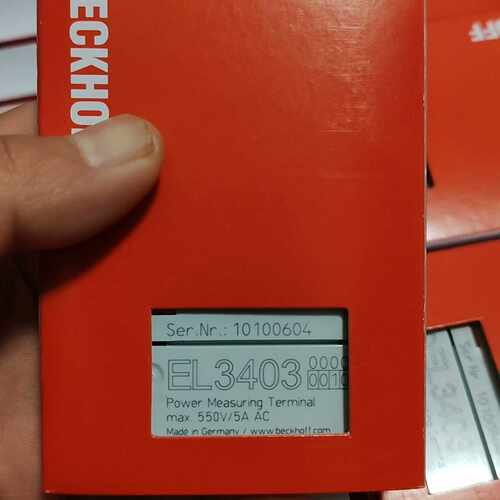 EL3403-0010德国BECKHOFF倍福模块功能询价