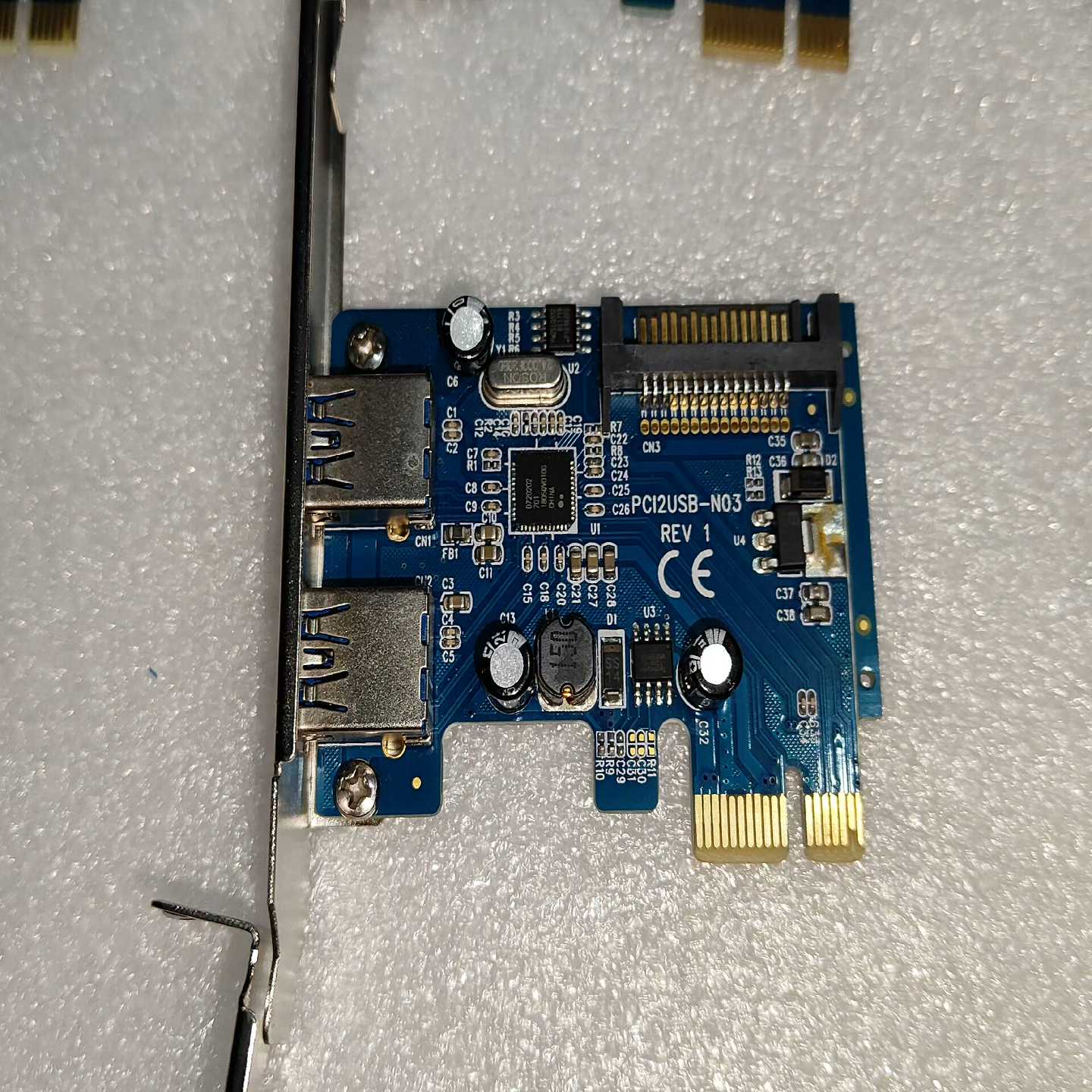 议价PCI2USB-N03:扩A展卡,加一张没牌子的千兆双网口网卡现货/维
