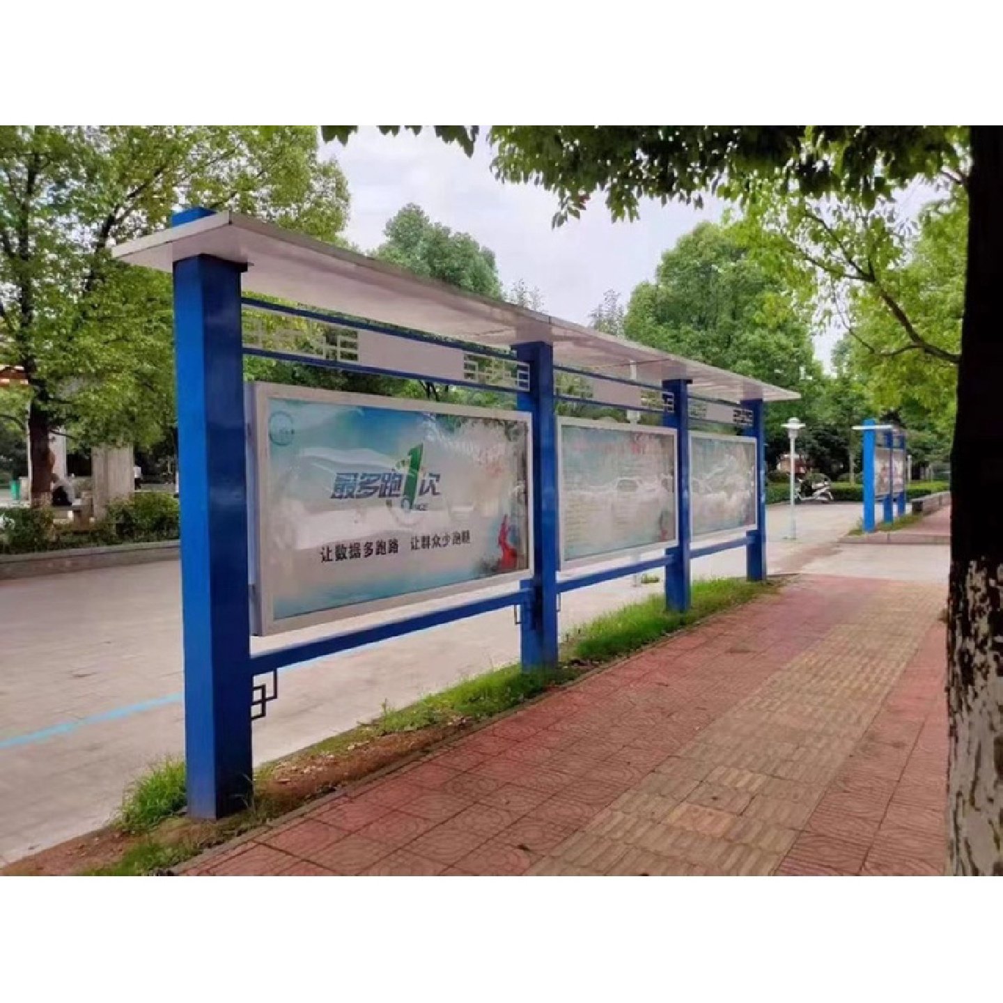 定制户外宣传栏公告栏不锈钢烤漆校园广告栏挂墙广告仿古文化长廊,商业/办公家具,信息张贴栏,淘宝优惠券,粉丝福利购,淘宝优惠卷