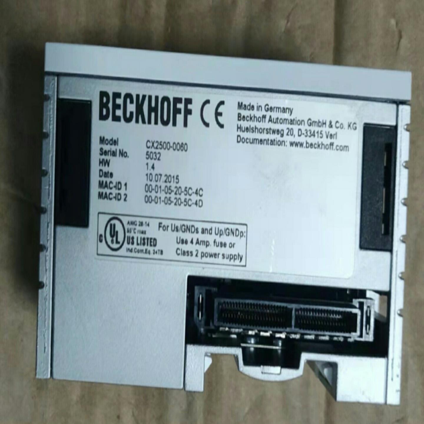 BECKHOFF倍福CX2500-0060以太网模块询价