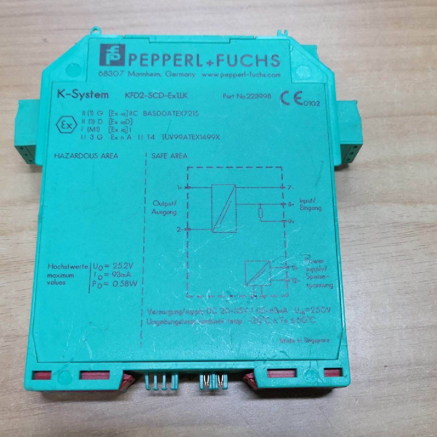 议价KFD2-SCD-Ex1.LK倍加福电流中继器安全隔离栅货号223998实物