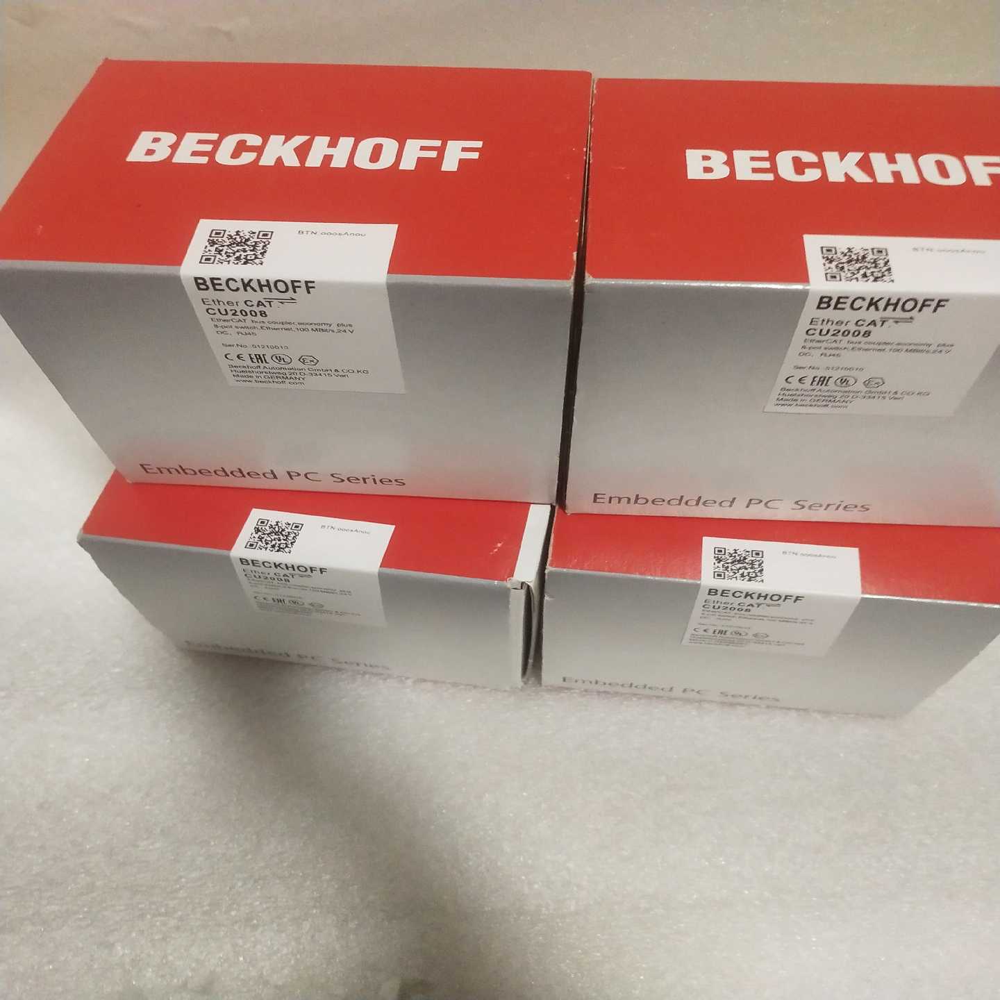 询价BECKHOFF倍福工业以太网交换机CU2008-0000全