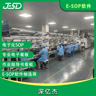 深亿杰ESOP管理系统工艺卡片管理系统流水线现状看板