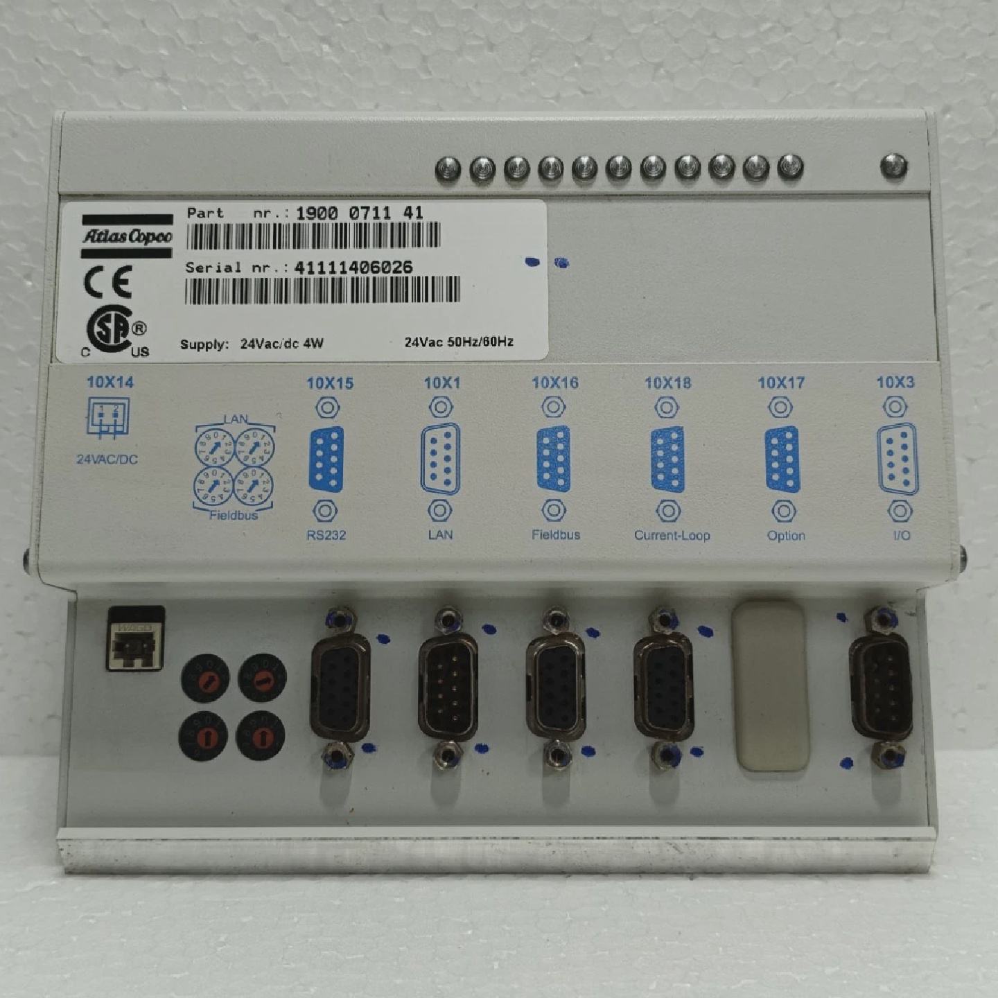 Atlas Copco 1900 0711 41 Elektronikon Modbus ComboxS Control - 实物图