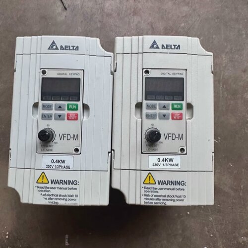 寻I正品台达变频器VFDM变频器0.4KWVFD004M2