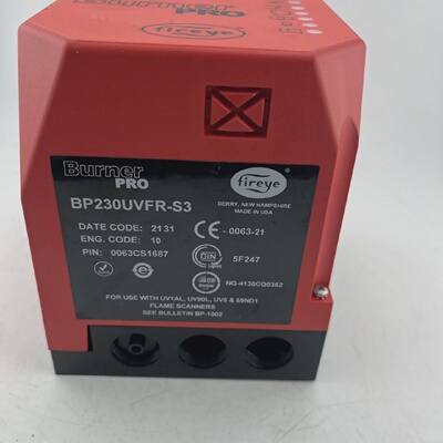 FIREYE BURNERPRO BP230UVFRS3 FLAME SCANNERS 230VAC 3 TIMINGS
