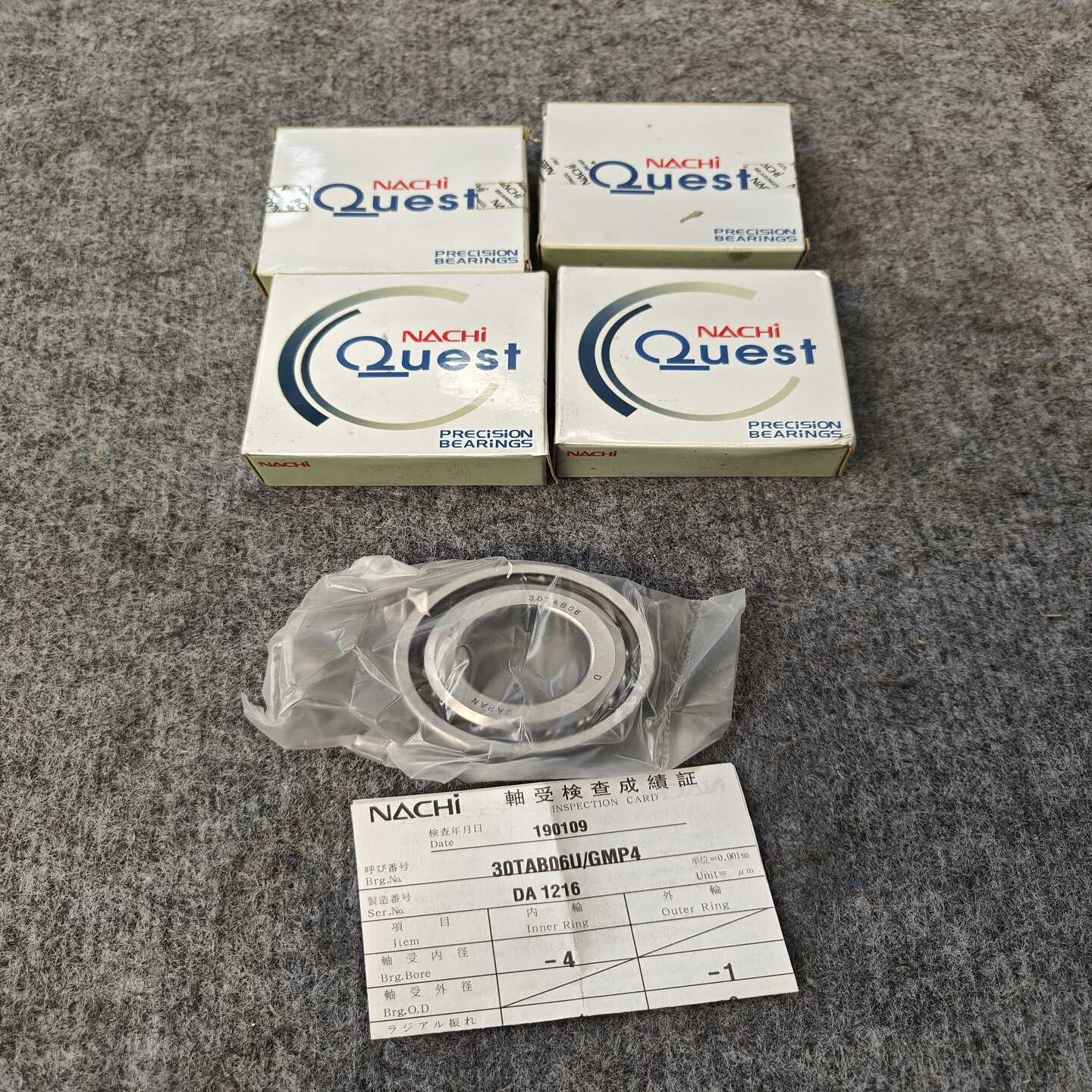 全新日本NACHI精密轴承，型号30TAB06U/GMP4，--议价商品