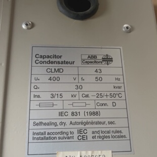 寻IABB电容器CLMD4330Kvar4005