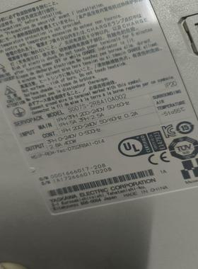 SGD7S-2R8A10A002  安川七系400w驱动～S