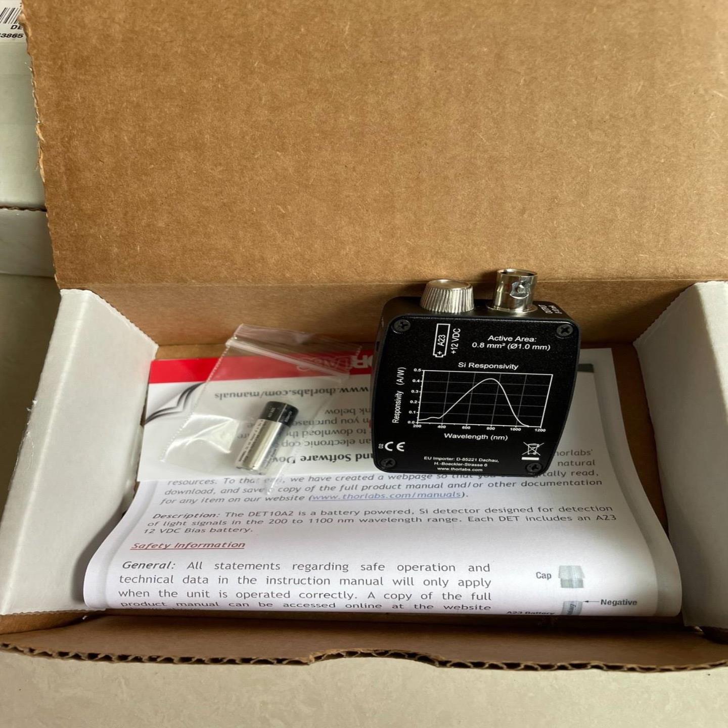 配件索雷博ThorLabs 硅探测器 DET10A2 议价议价