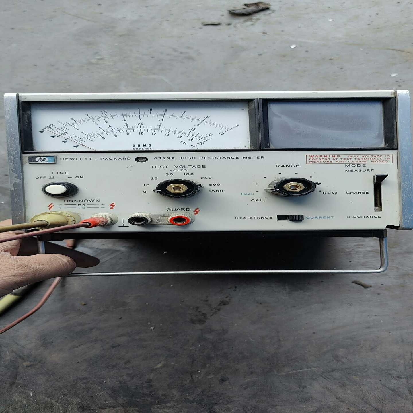 惠普4329A超高阻计带着原装线图上有通--议价商品