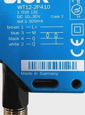 SICK WT122P410 PN 1016131 Dtecteur De Lumire Et Barrire De L