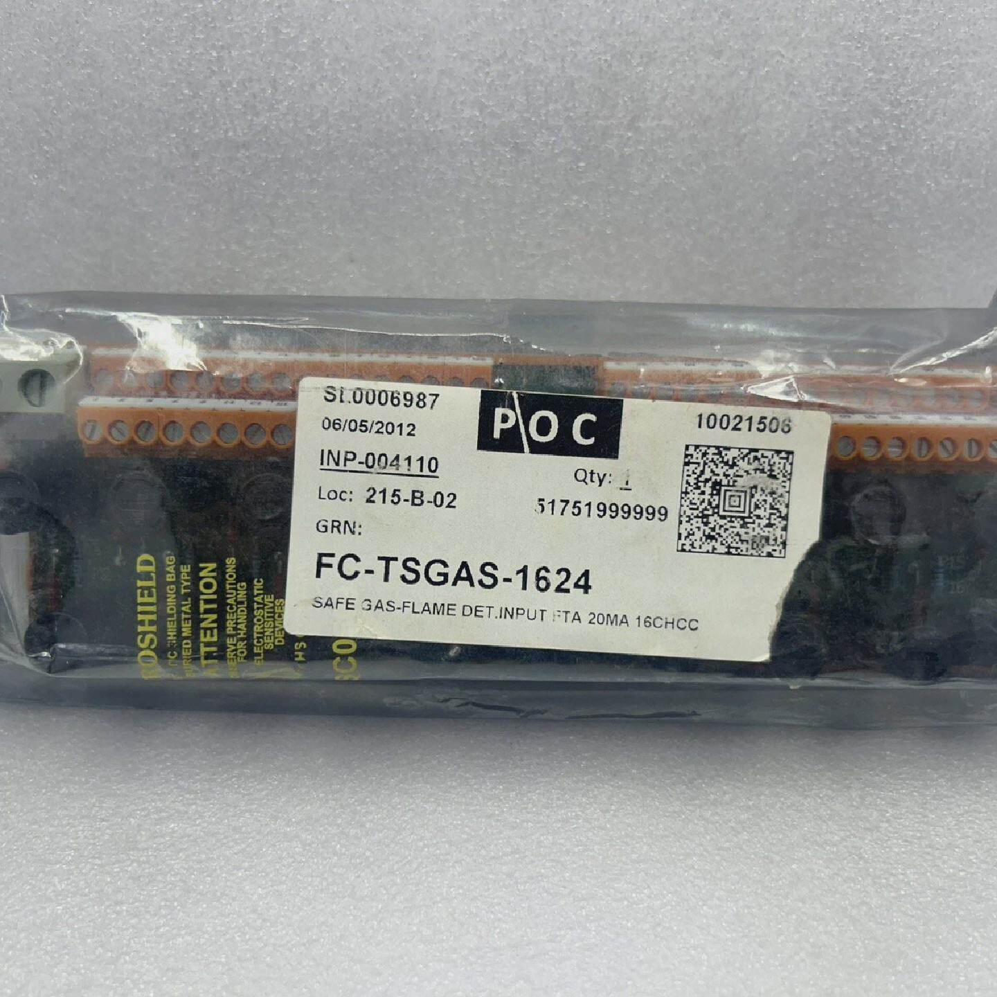 Honeywell FCTSGAS1624 Sicher Gas Flamme Detektor 24VDC 4VDC