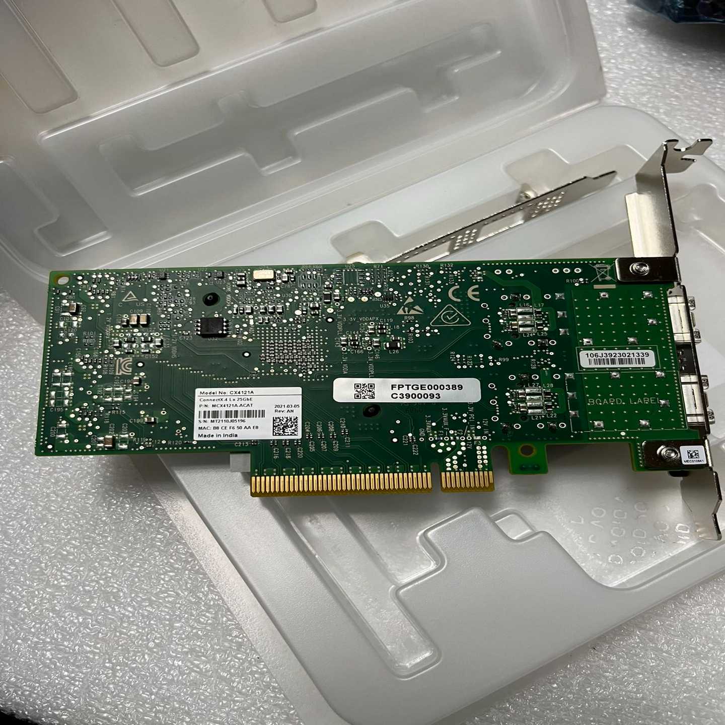 Mellanox  MCX4121A-ACAT 25G ~询价
