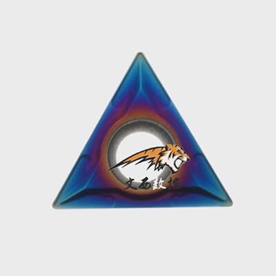 上海泰格数控七彩淬火刀片TCMT16T304PVD-S加硬淬火不锈钢包邮