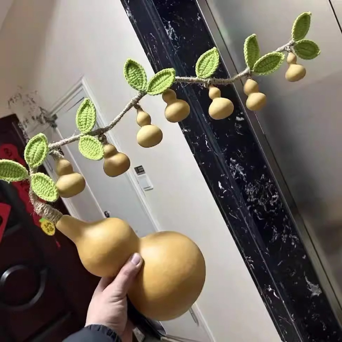 天然葫芦发财树一根葫芦藤上七个葫芦娃摆件客厅卧室装饰工艺文玩,家居饰品,装饰摆件,淘宝优惠券,粉丝福利购,淘宝优惠卷