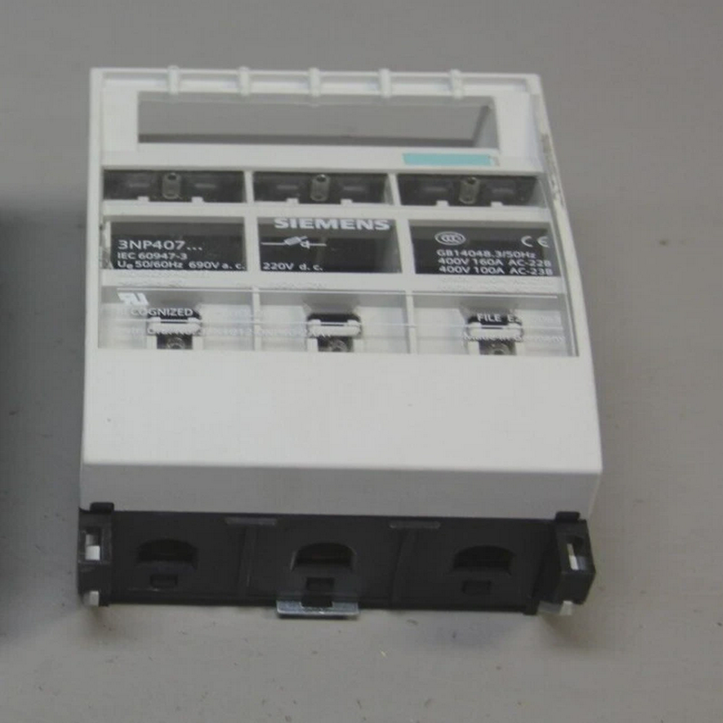 未使用西门子保险丝开关插座保险丝支架3ZX1012-0NP40-2AA1