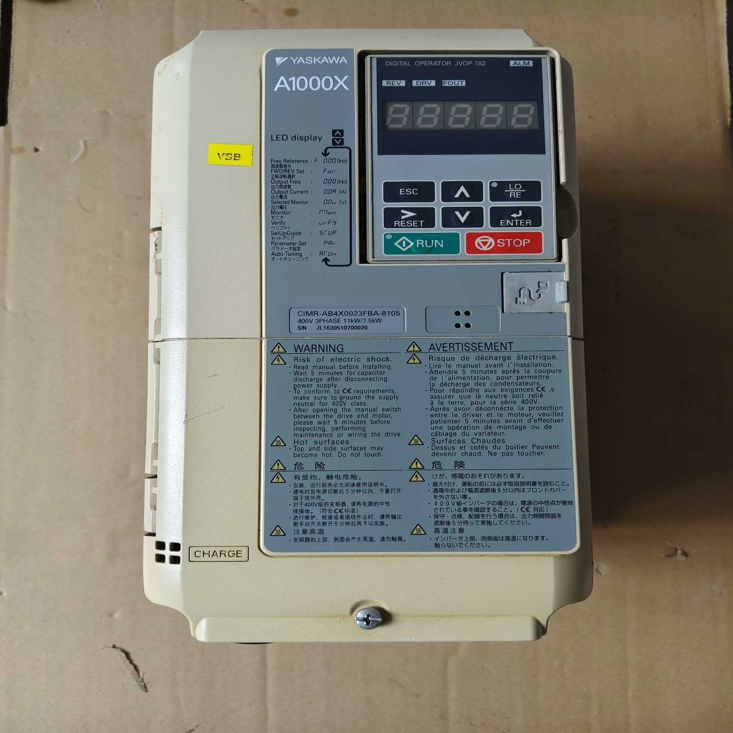 安川 CIMR-AB4X0023FBA-8105 变频器一议价商品