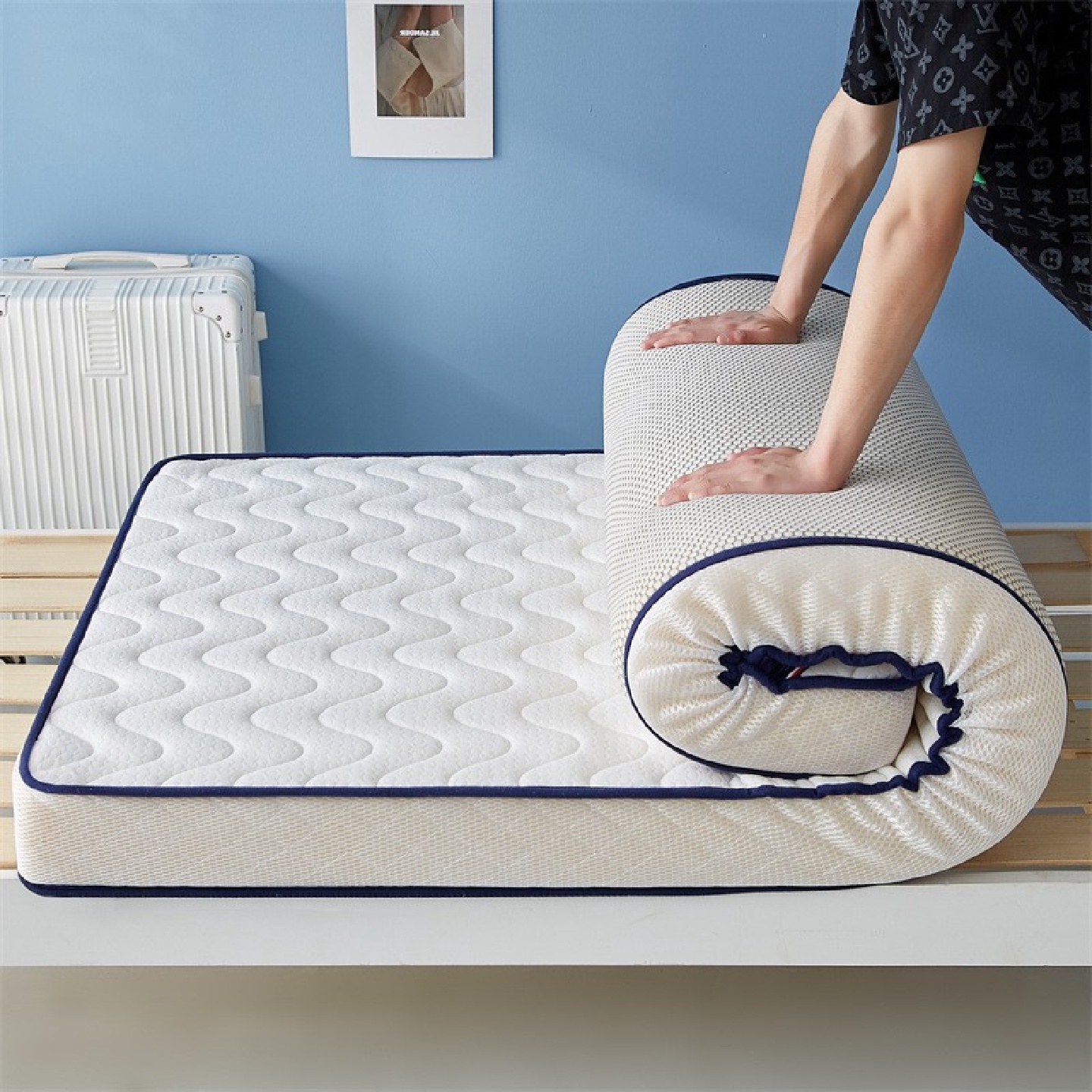 乳胶床垫家用厚款1米82米软垫学生宿舍90x190床垫子榻榻米褥子