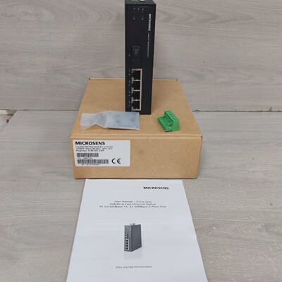 MICROSENS MS657104X INDUSTRIAL FAST ETHERNET SWITCH 4X10100T