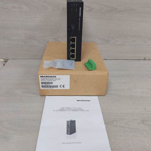 MICROSENS MS657104X INDUSTRIAL FAST ETHERNET SWITCH 4X10100T
