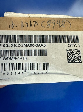 溢价-未封6SL31622MA000AA0