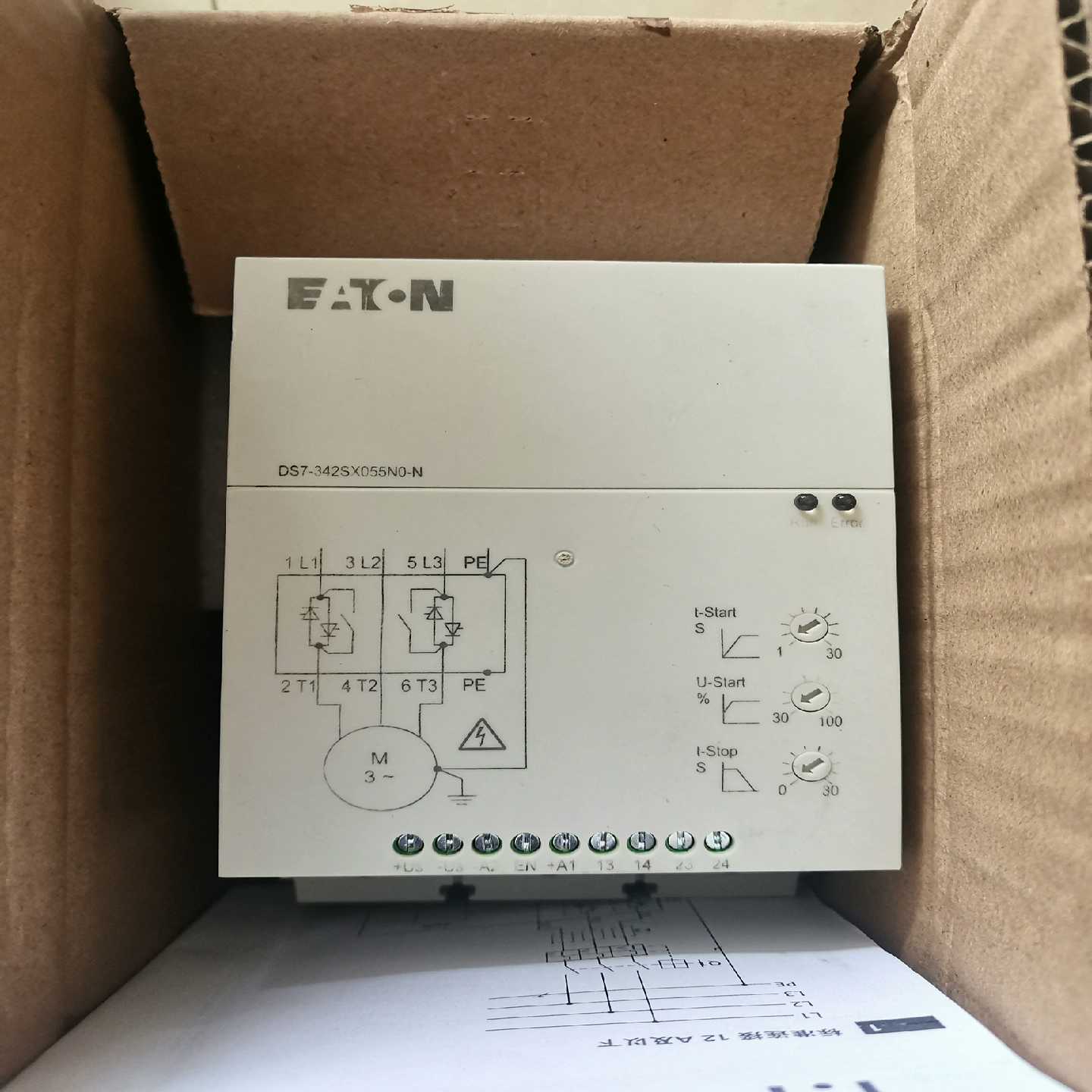 询价软启动DS7-342SX055NO-N.有3台，带包装，