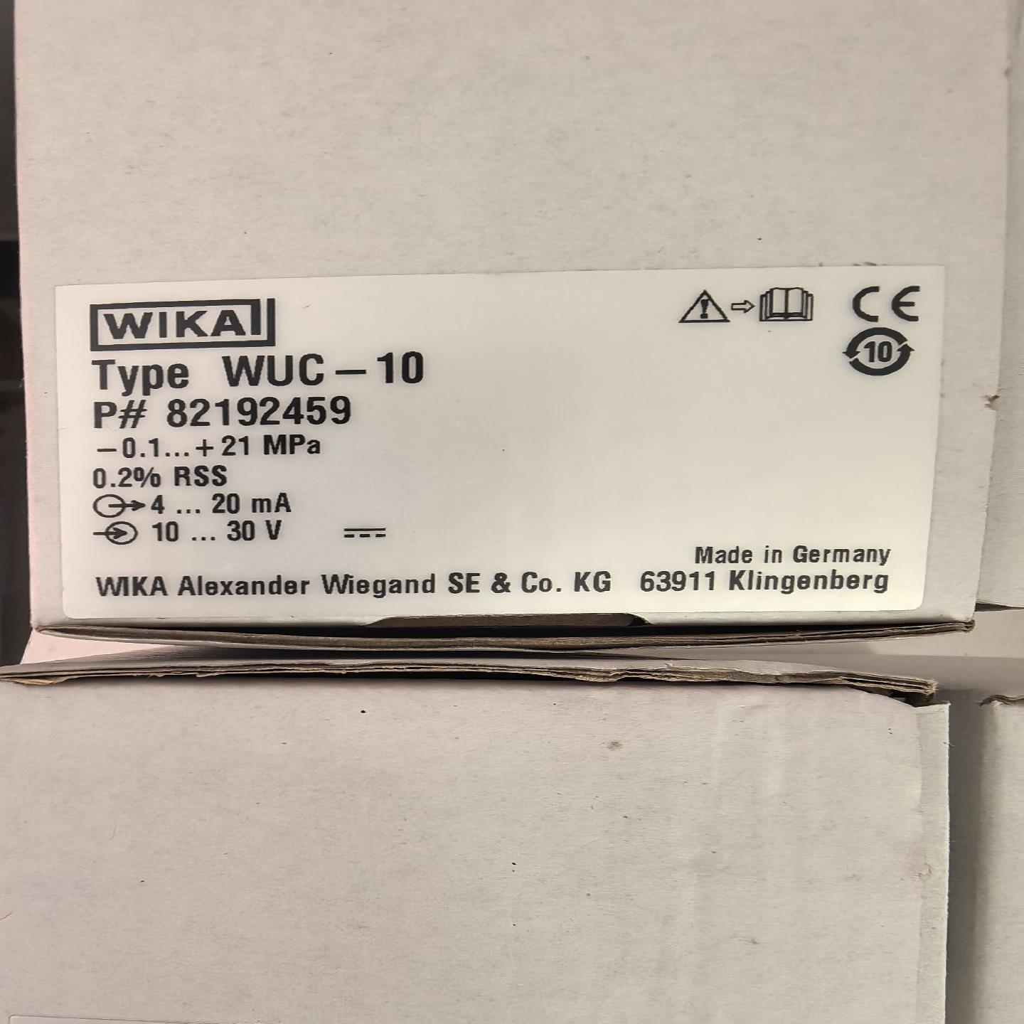 WIKA 压力传感器 WUC-10~询价