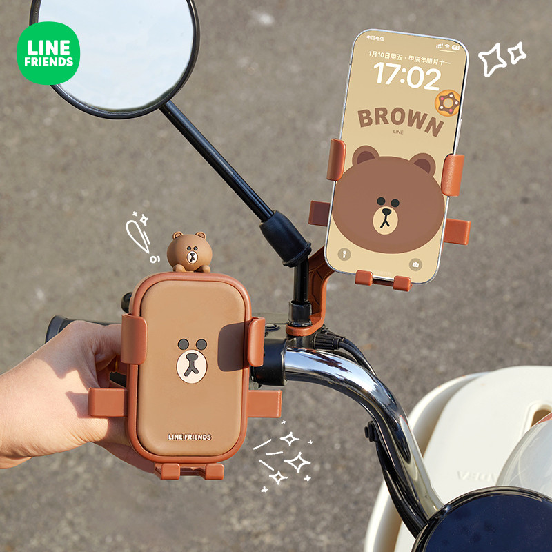 电动车手机支架防震防抖固定摩托电瓶自行车后视镜款导航支架