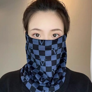 口罩冬天防风防寒挂耳面罩多功能骑行防晒脸罩女围巾脖套保暖口罩