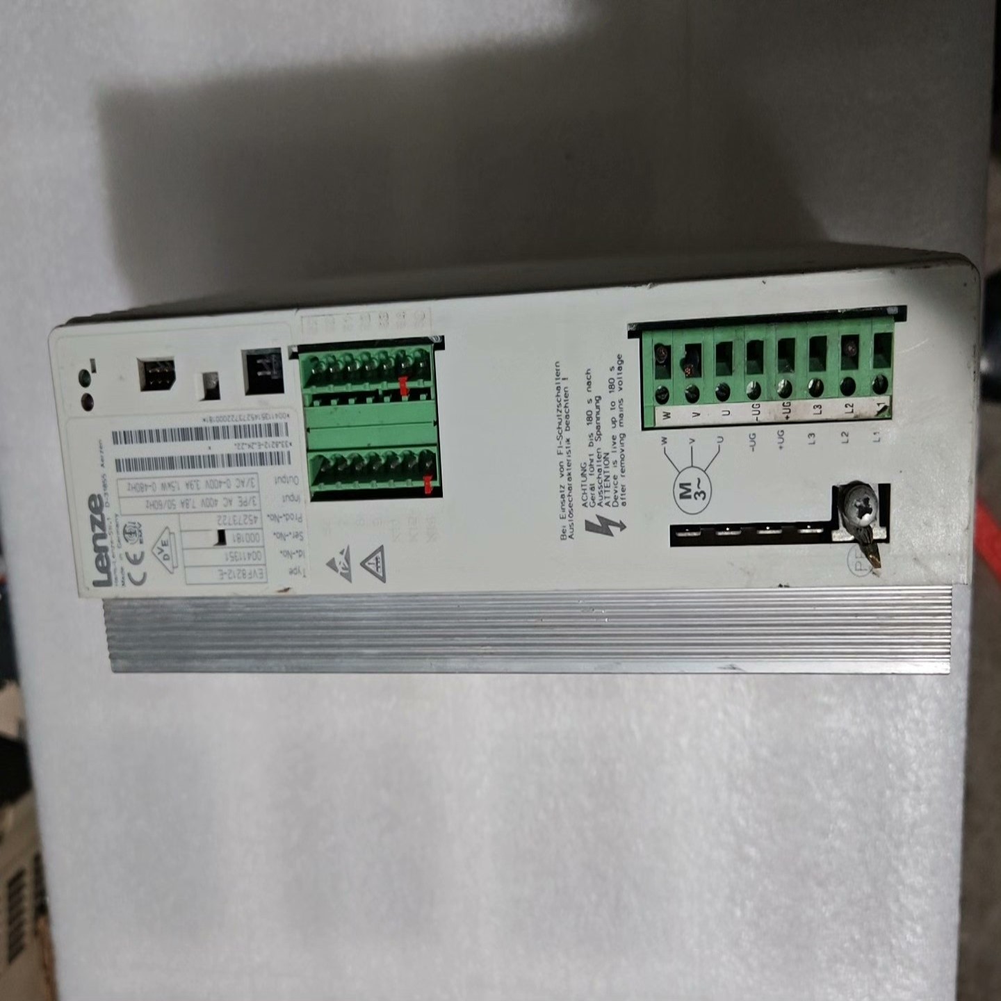 【请询价】原装拆机伦茨变频器EVF8212-E15KW380V