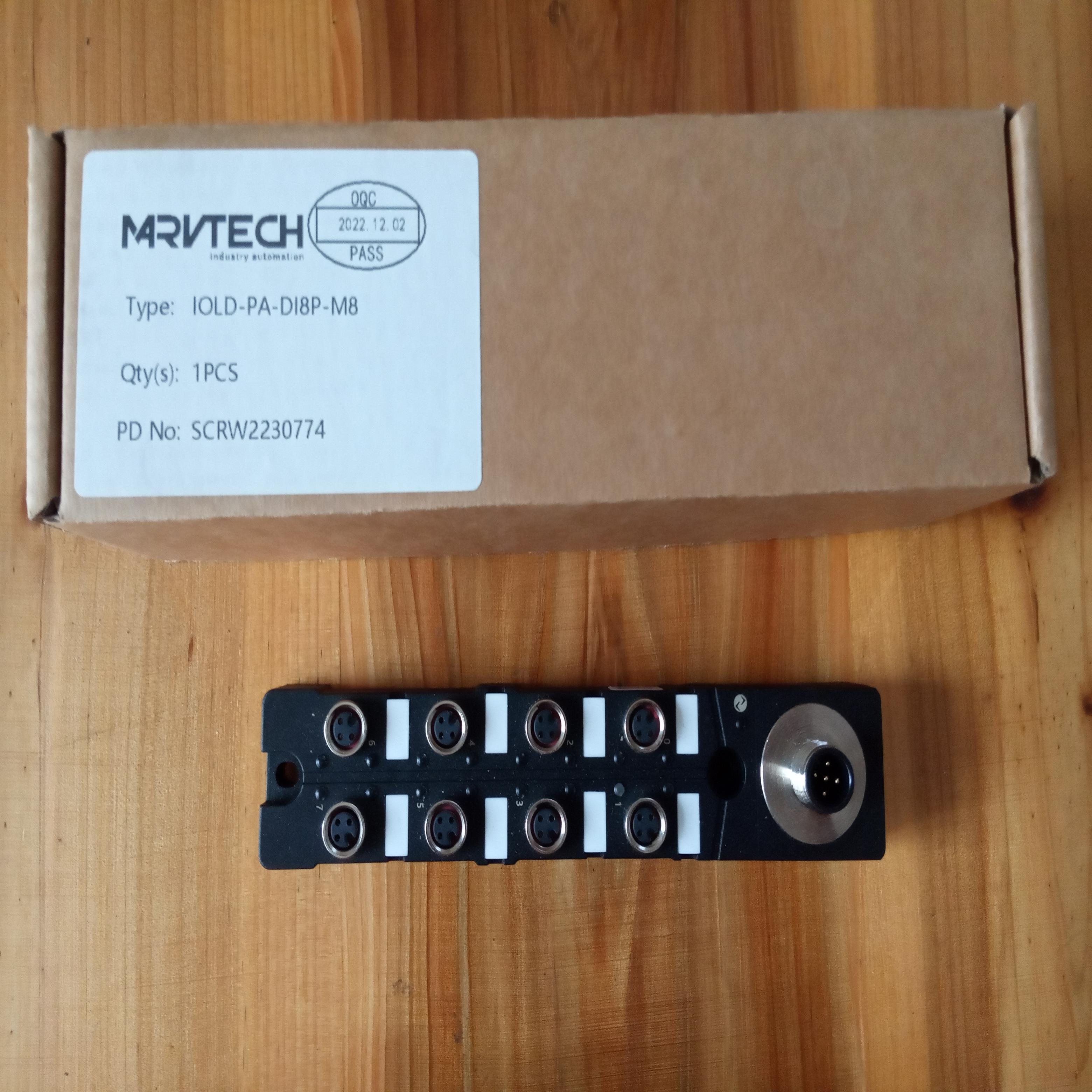 配件精奇IOLD-PA-DI8P-M8 DIO8P-M8 AIO8-VI集分线器 接口议价