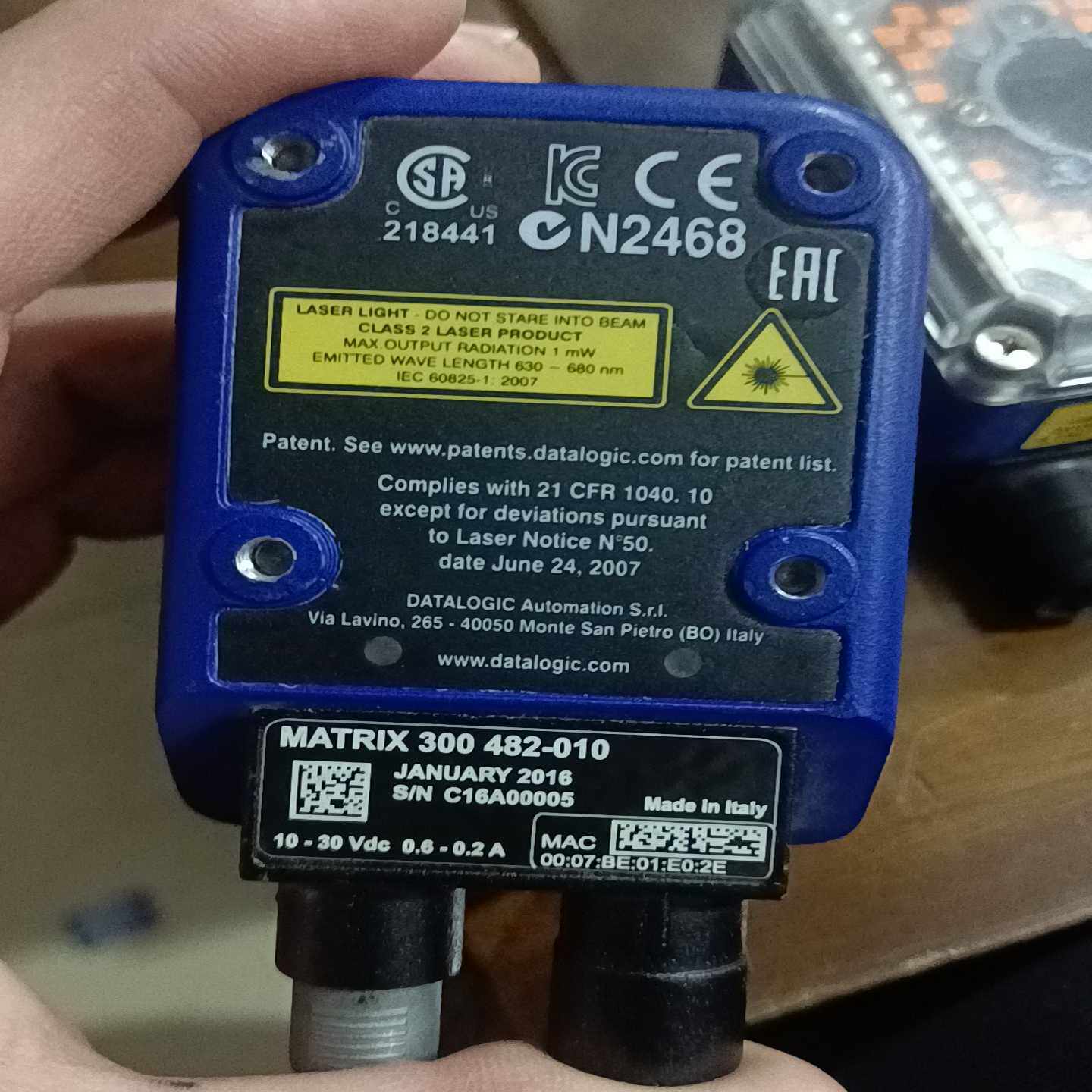 询价得利捷读码器MATRIX300N482-010，成色漂