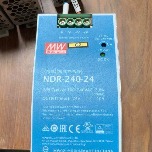 明纬导轨电源NDR24024，议价商品