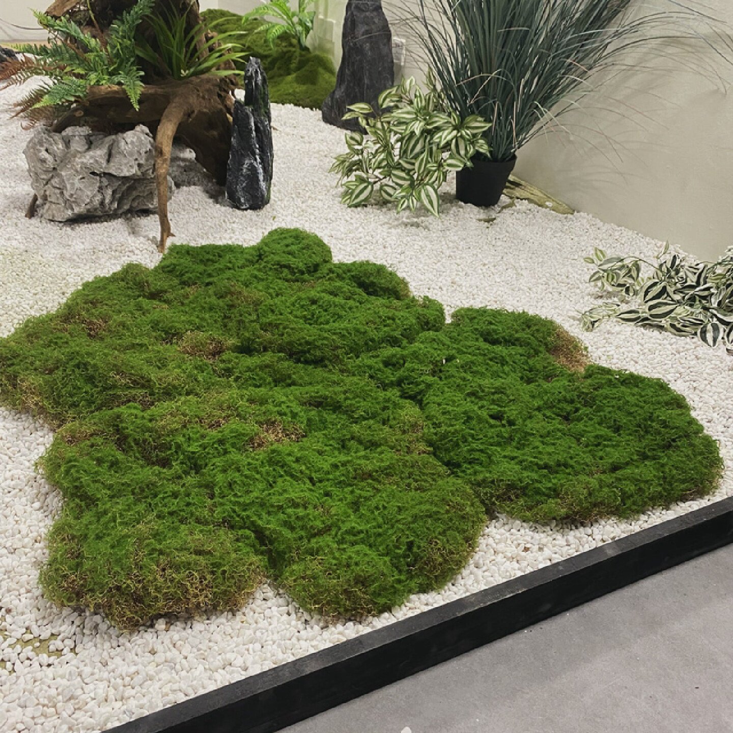 仿真苔藓草皮永生地苔藓微景观布置摆件仿生人造假青苔田园风格仿