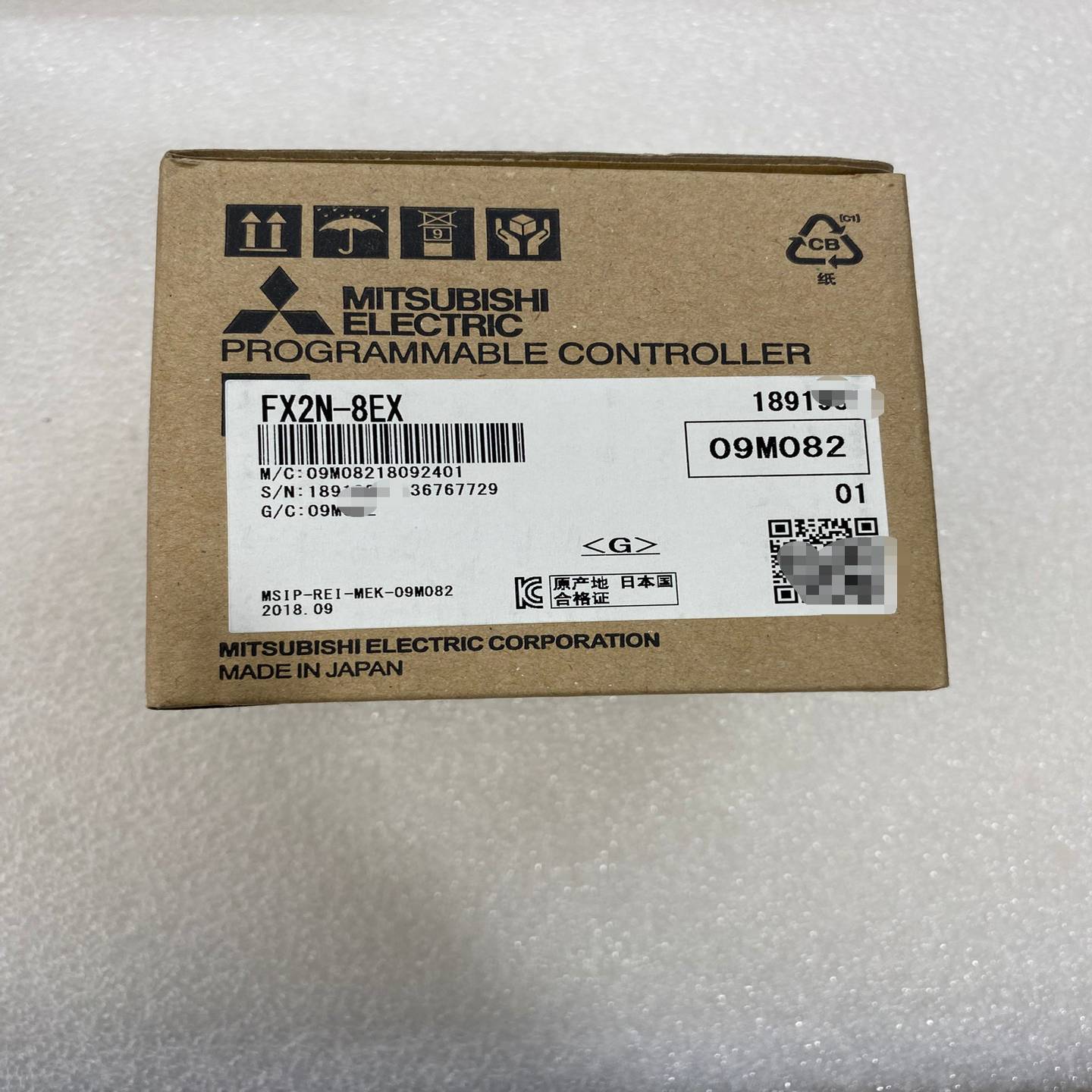 三菱可编程控制器模块，型号FX2N-8EX，实物图，数量多个--议价商