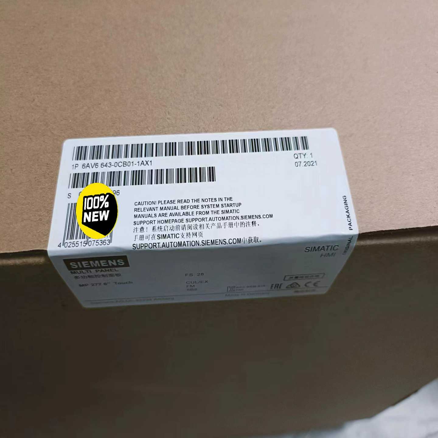 6AV6643-0CB01-1AX1/1AX0西门子全新SI--议价商品