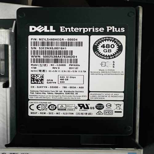 询价DELL480GSAS12GbSSD0JKYYN