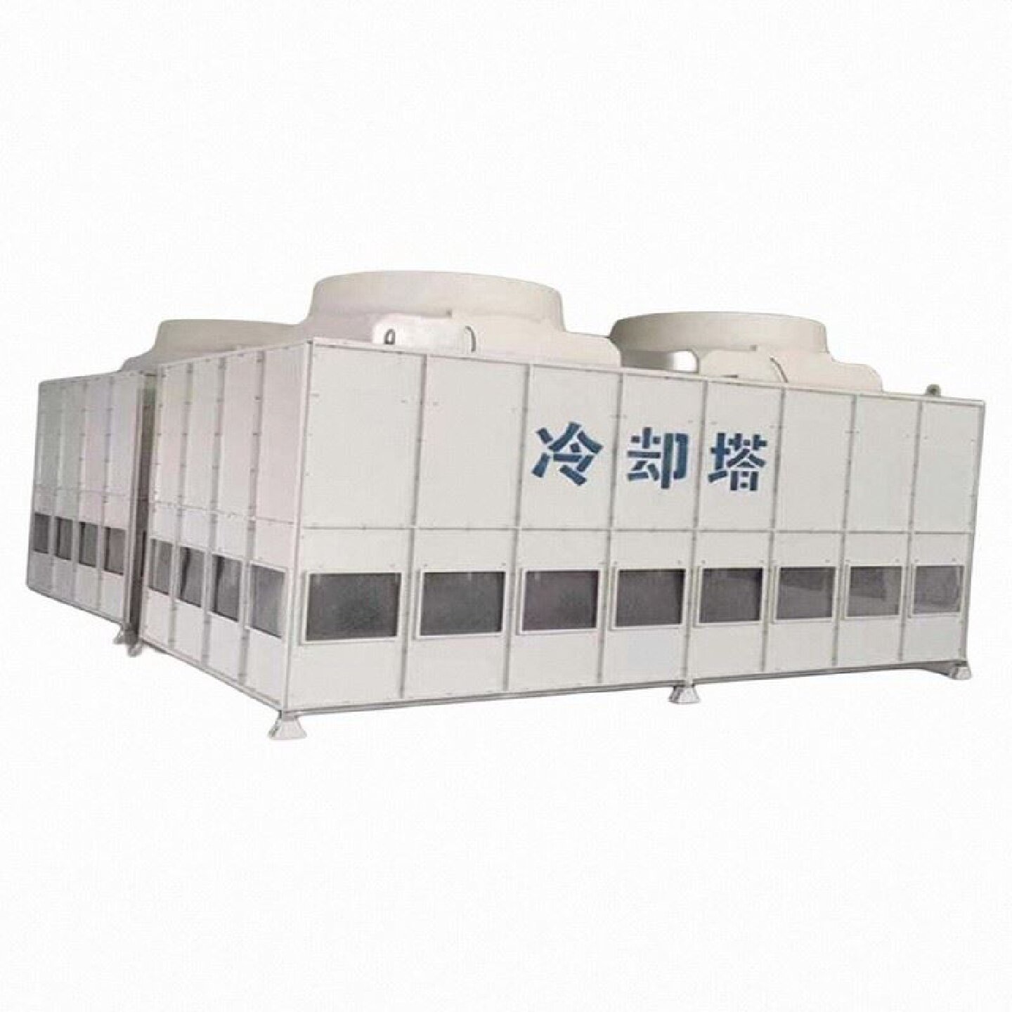 冷却塔冷水塔工业高温散热加厚玻璃钢圆形水塔10T100吨制冷设备