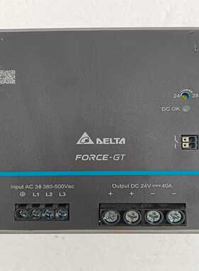 议价台达DRF-24V960W3GBA开关电源，输出24V，40