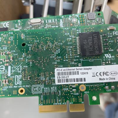 议价The EbLink DualPort Network Card Eb3502T  PciE X4 Are Av