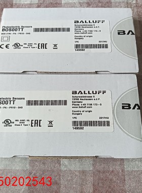 【请询价】工程剩余全新原装巴鲁夫BOS00TT