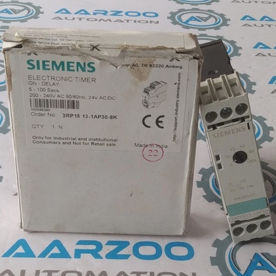 1pc New Siemens 3RP15131AP308K Time relay ondelay
