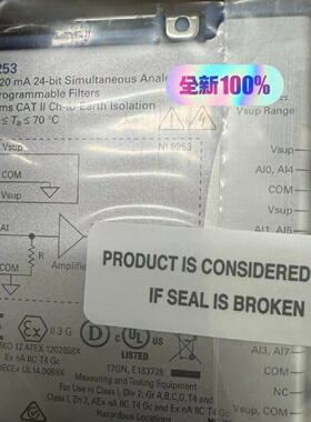全新原装正品NI9253实物如图全新未拆封议价
