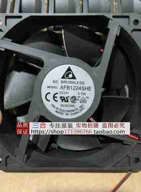 议价-AEFB1224SHE变频器散热风扇12CM1203824V0.75A轴流风扇-