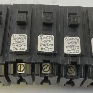 SQUARE D HOM150 CIRCUIT BREAKER 1POLE 50AMP 120240VAC SERIES