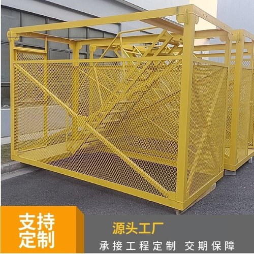 建筑工地安全梯笼桥梁基坑施工作业平台组装箱式基坑防护网通道