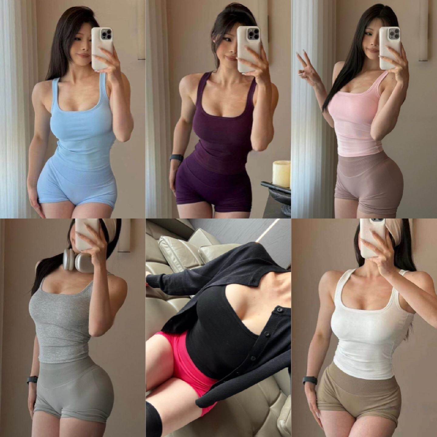 基础运动背心女收腰百搭瑜伽文胸外穿跑步训练健身上衣无袖带胸垫