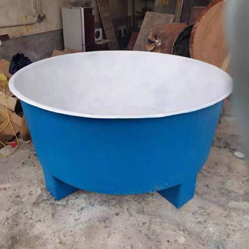 玻璃钢鱼池水产养殖水槽鱼池大型方圆锥形水槽玻璃钢鱼苗孵化养殖