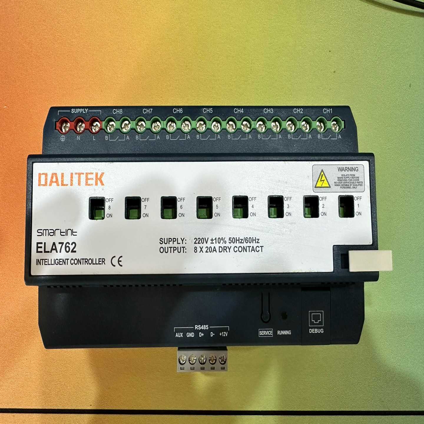 询价DALITEK邦奇8路20A干节点继电器ELA762